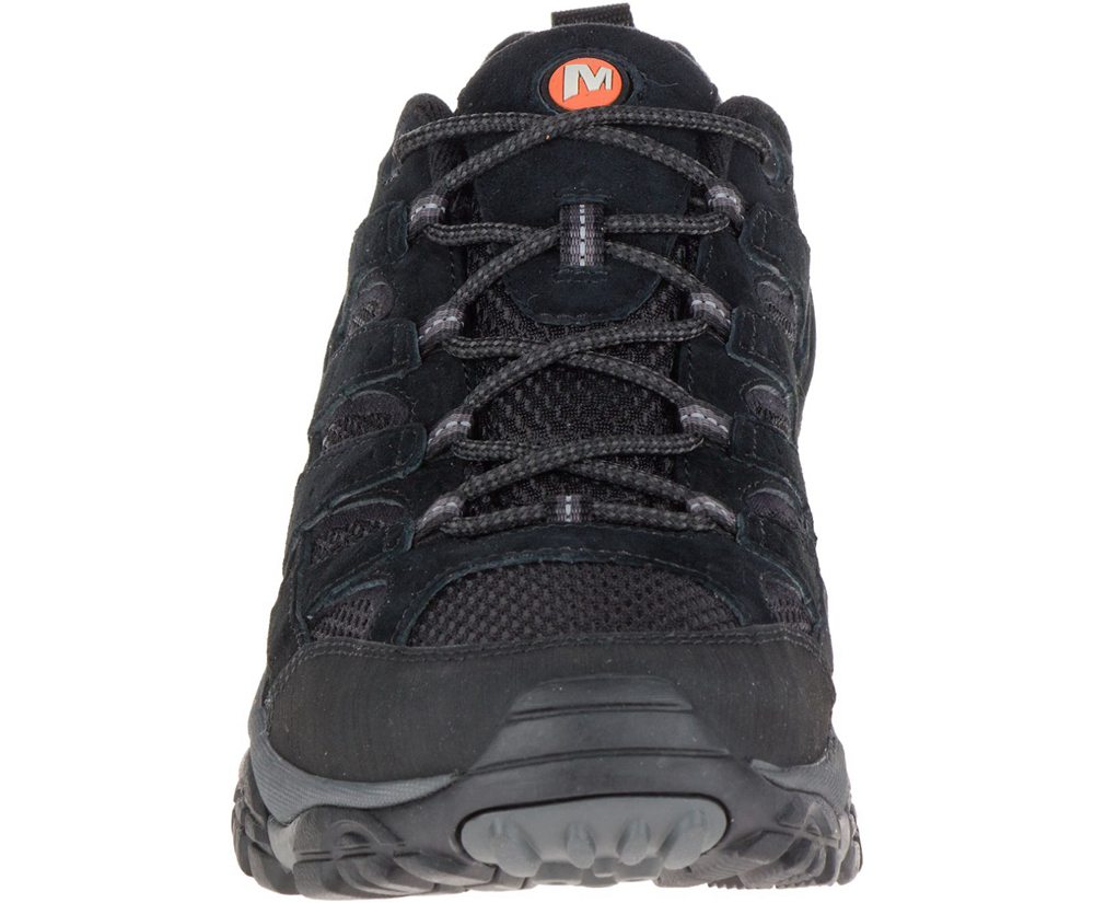 Buty Trekkingowe Merrell Męskie Czarne - Moab 2 Ventilator - 290735-FGP